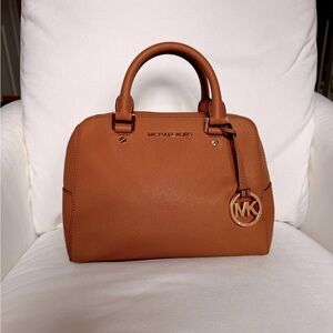 Tan Michael Kors Small Leather Tote Bag